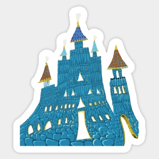 Castle under water Sticker